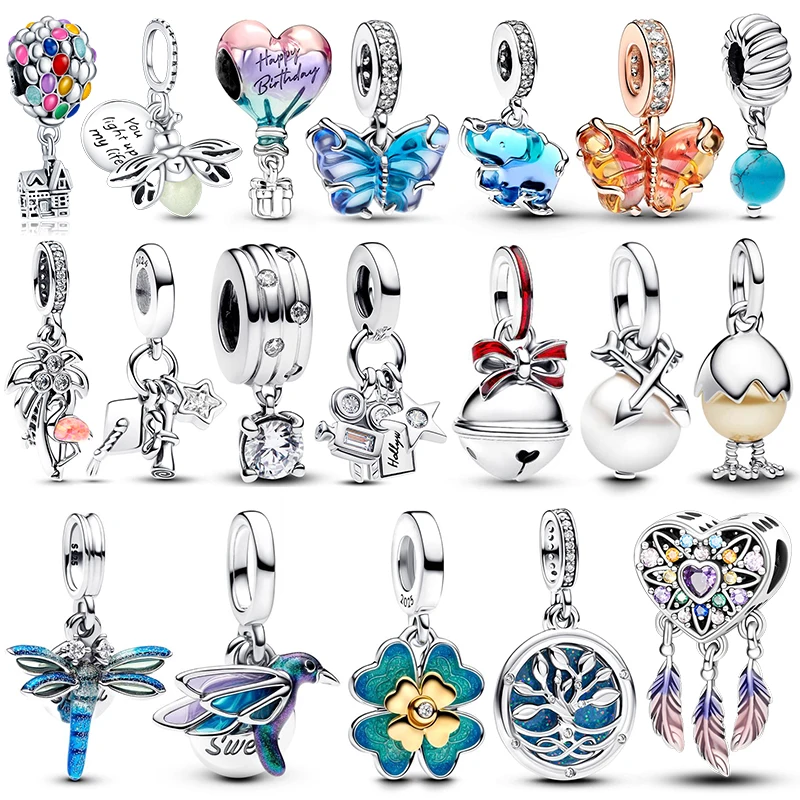 2026 Hot Sale Charms Silver 925 Luminous Fireflies Pendant B