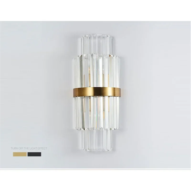 ·BUNNY Simple Wall Lamp Modern LED Indoor Crystal Light Sconces Fixtures Decorative For Home Bedroom