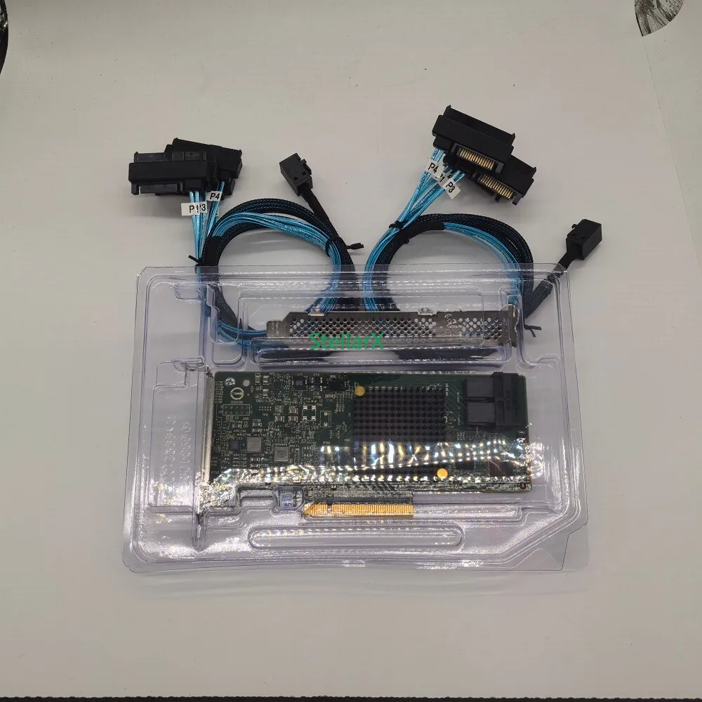 

OEM SAS3008 9300-8I Host Bus Adapter 8-Port SAS3 12Gb/s + 2PCS 8643 SAS cable-