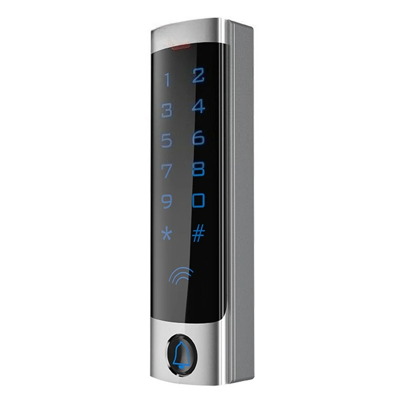Tuya WiFi Smart Access Control Keypad Slim Standalone Door Access Controller Security Door Entry System with Metal Material