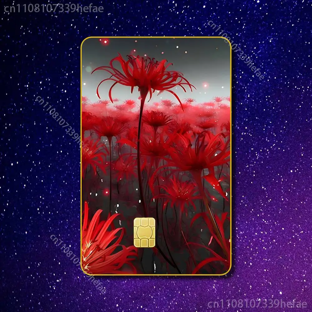 red spider lily Skin HD Stickers Game Card Decal Scratch-resistant For Credit Debit Card Small Large