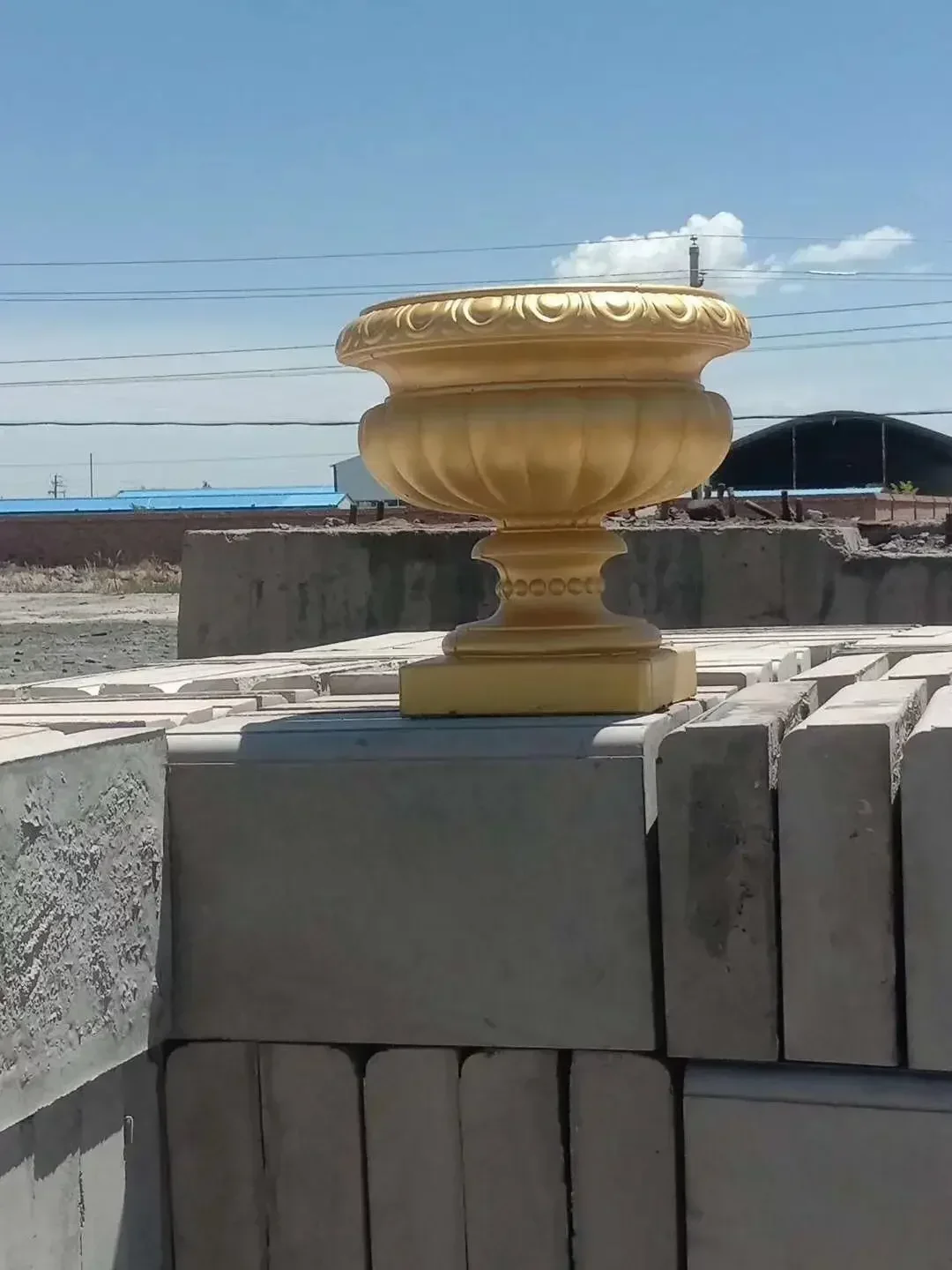 Reazone ABS High Quality Diameter 60cm Plastic Precast Concrete Flower Pot Planter Molds for Sale