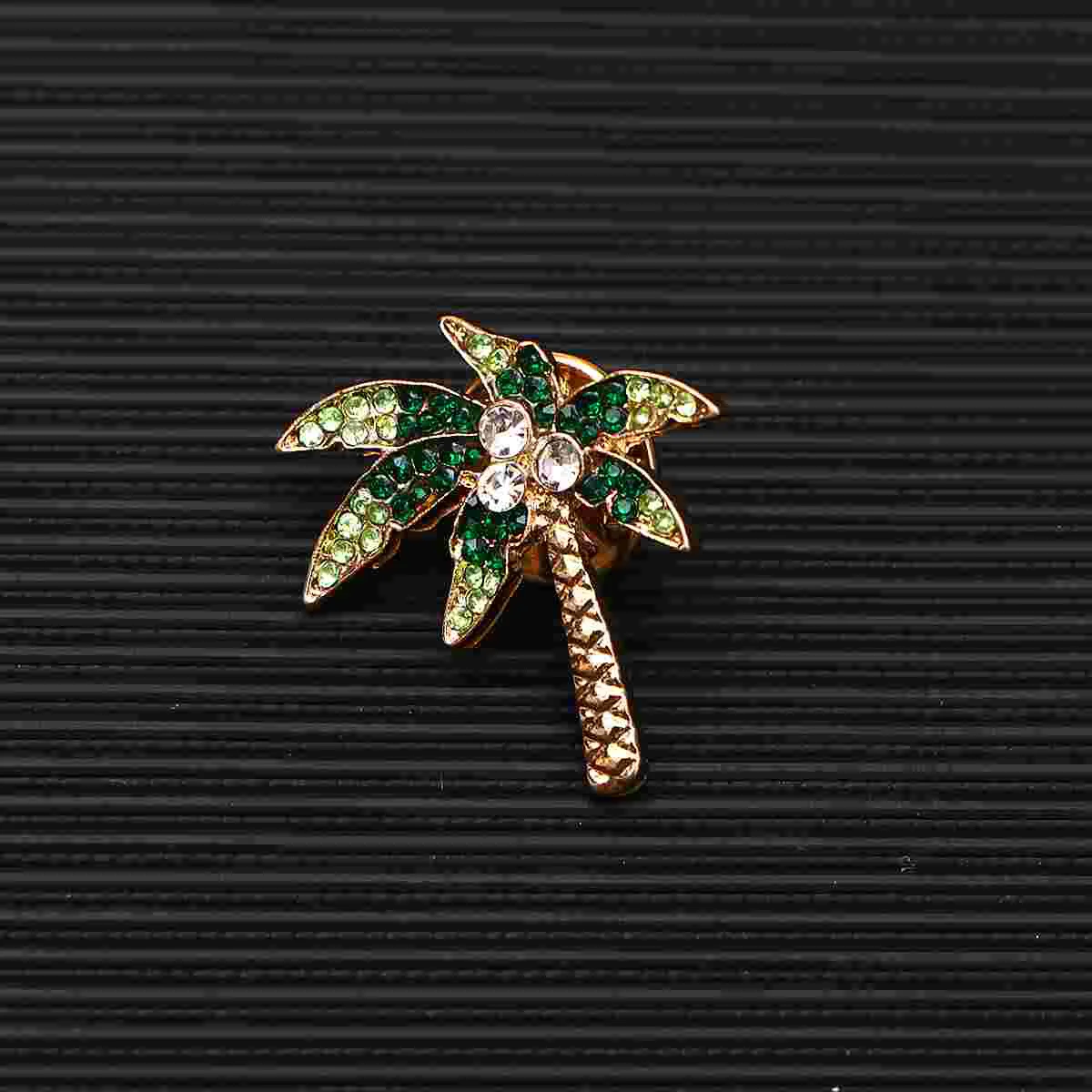 3pcs Coconut Tree Brooch Fashion Coconut Tree Brooch Alloy Brooch Jewelry Clothes Accessory brooch pin