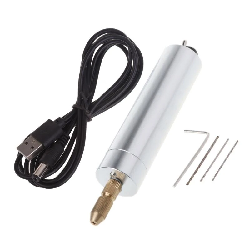 

97QC Mini Micro Electric Aluminum Dister Drill Portable Handheld Drill 0,7/1,0/1,2 мм