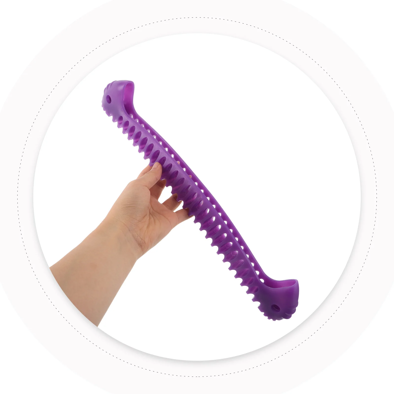 

2Pcs Elastic Ice Skate Blade Guards Stretchable Covers Protective Sleeve for Figure Hockey Ice Skating Adults Youth