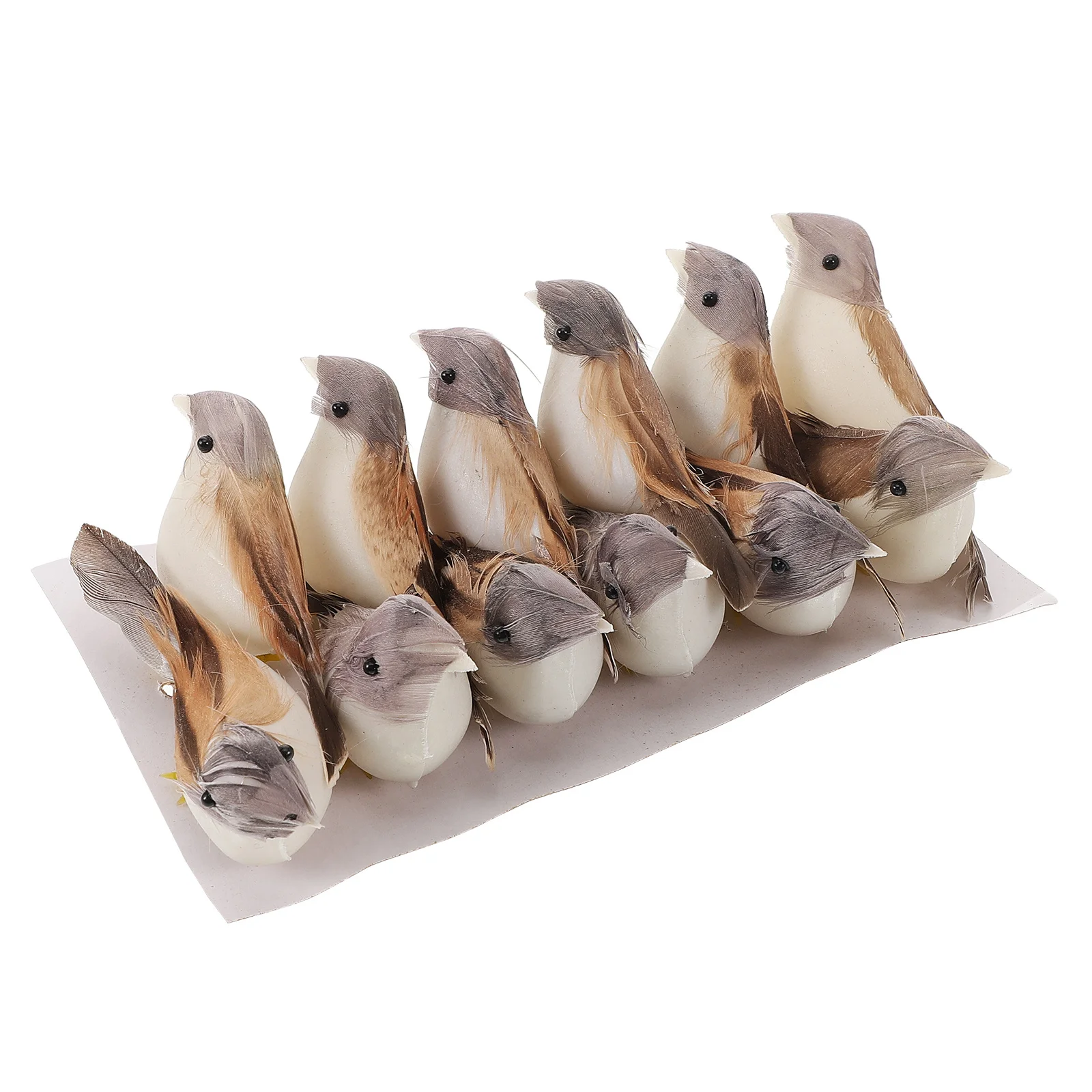 

1 set 1 Set Simulation Bird Artificial Birds Decor For Garden Yard Balcony Scene Bird Figurines Small Models Home Decor