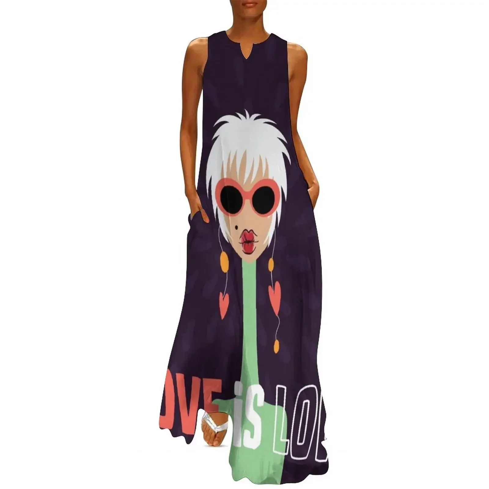 

Love is Love Long Dress Women's long dress Woman clothing elegant party dresses for women 2025 luxury dresses Dress