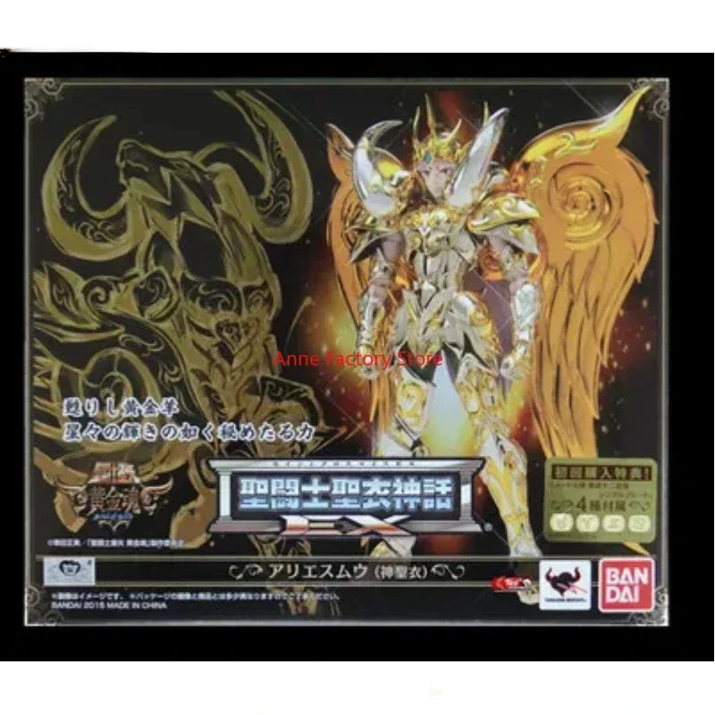 

В наличии Bandai Tamashii Nations From Saint Seiya Golden Soul Saint Cloth Фигурка Овен Mu GOD CLOTH Коллекция игрушек Подарок