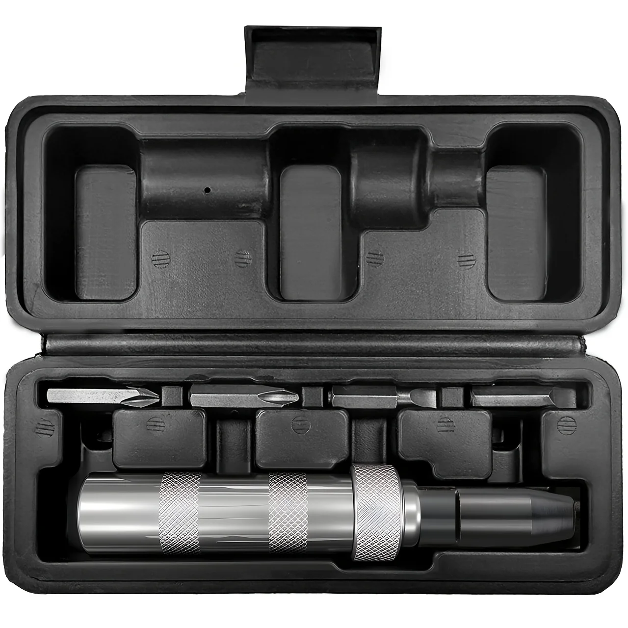 5PCS 1/2 Inch Drive Impact Driver Set Extractor Tool, Slotted or Phillips Screwdriver Bits, Remove Rusted, Damaged Screws, Large