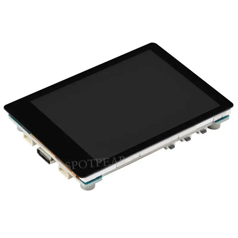 Raspberry Pi Pico 2 RP2350 2.8 بوصة LCD بالسعة لمس مجلس التنمية عرض QMI8658 6-Axis /PCM5101 الصوت /