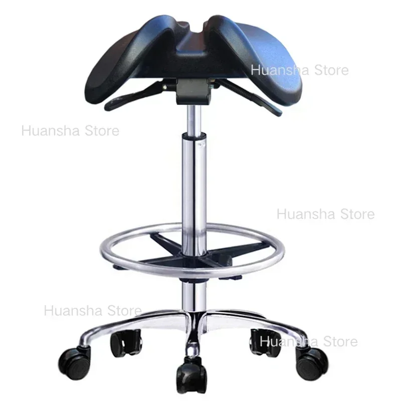 Stylist Rolling Barber Chair Beauty Swivel Professional Nail Salon Chairs Pedicure Cadeira De Barbeiro Barber Accessories