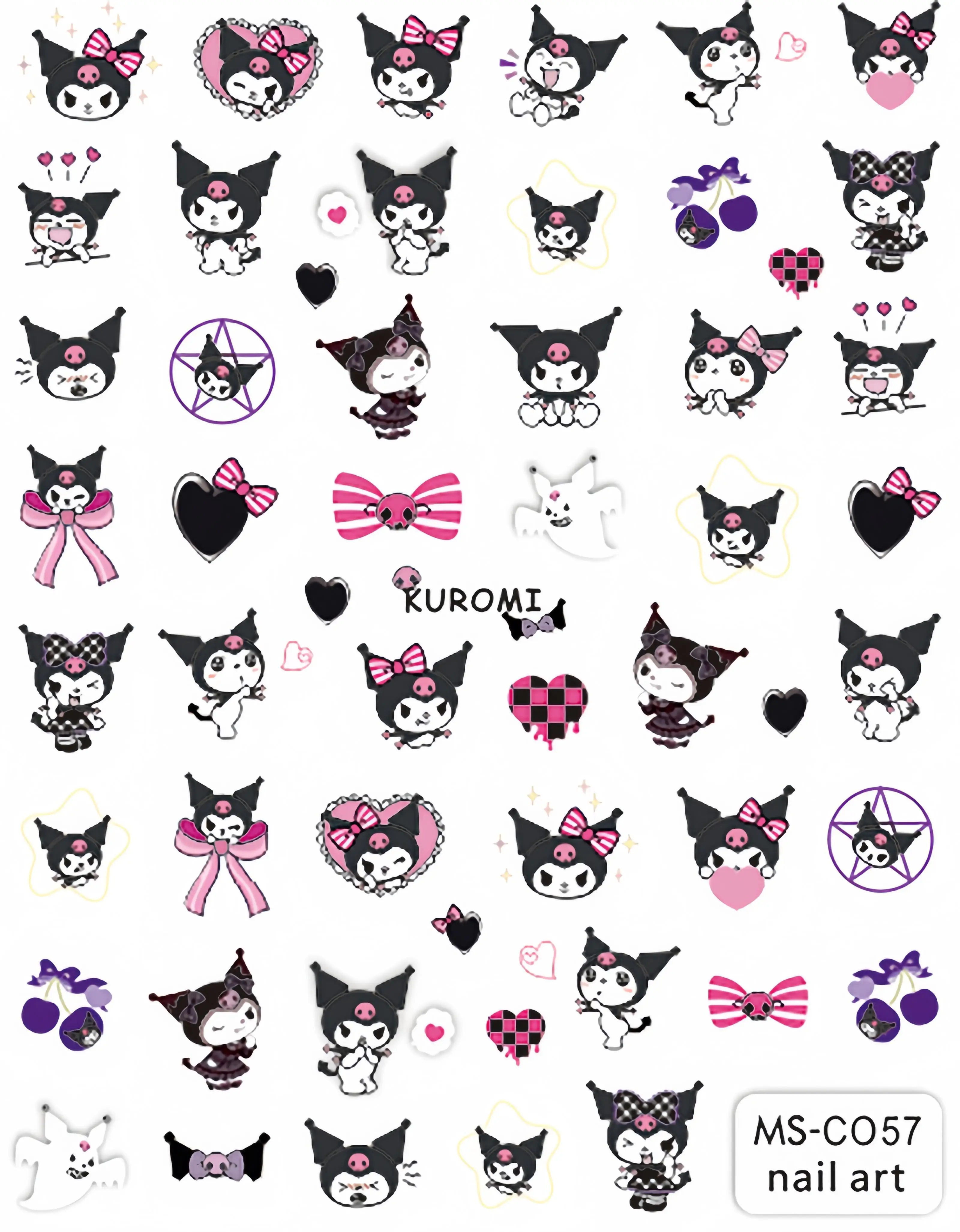 Autocollants Sanurgente pour téléphone portable, accessoires cancers, jouet, mignon, Hello Kitty, Kuromi, mélodie, 1 pièce