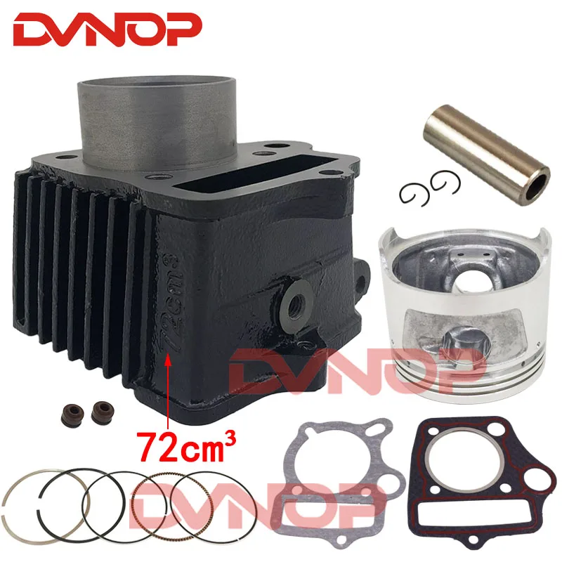 Motorcycle Cylinder Piston Kit For HONDA ATC70 CT70 C70 TRX70 CRF70 CRF70F DAX70 ST70 XR70 70CC 72CM3 ENGINE SPARE PARTS