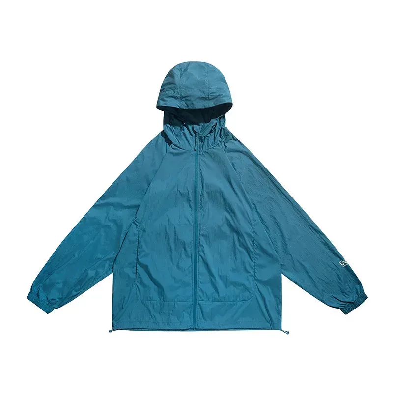 

DAVIDSHAO Outdoor Mountain UPF100 Sun Protect Clothing for Men Water Repellent Sun-Protective Clothing Breathable Skin Jacket