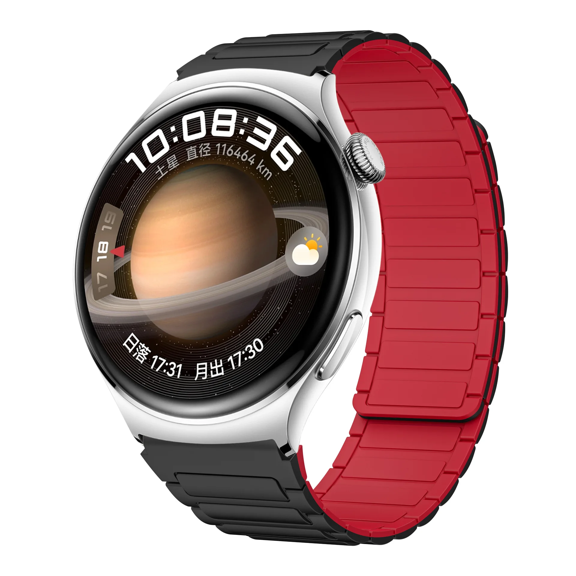22mm Magnetic Silicone Strap For Huawei Watch GT5 4 3 2 46mm Soft Sports Band For Xiaomi Samsung Amazfit Smartwatch Accessories image 2