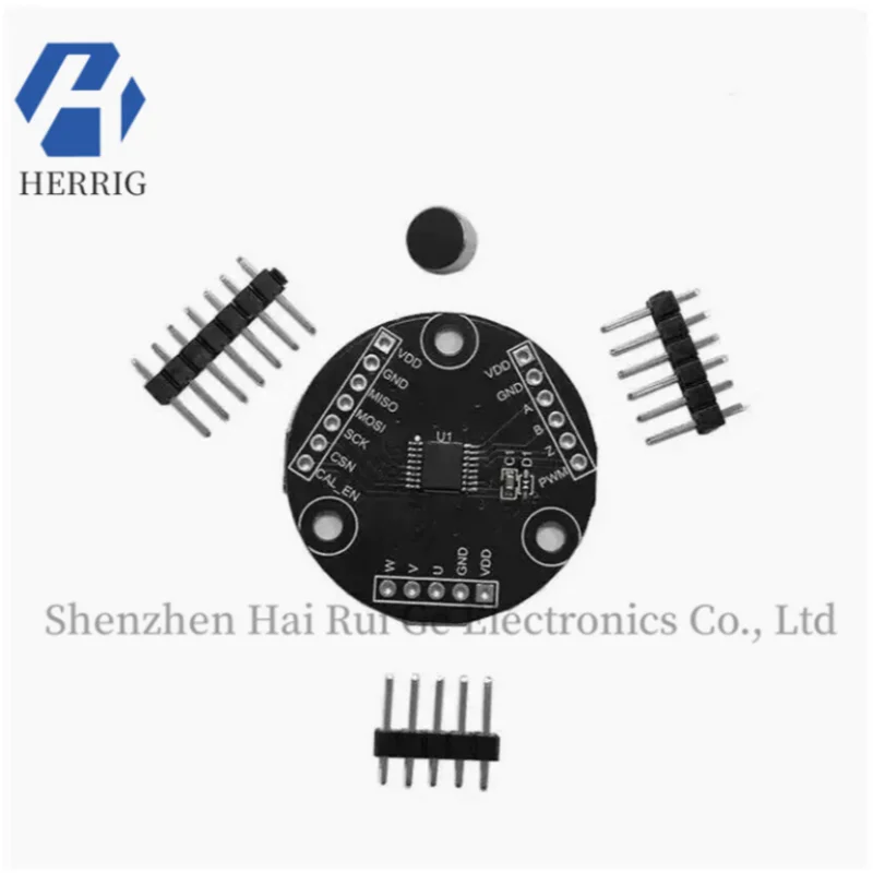 

1PCS MT6826S High-precision high-speed magnetic encoder magnetic induction angle measurement sensor module ABZ UVW