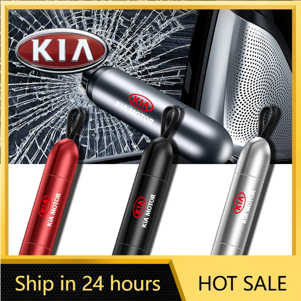 

Новинка 2026: Наклейка на автомобиль с функцией аварийного молотка и резака ремня безопасности 2-в-1 для KIA Rio, Ceed, Sportage, Cerato, Soul, Soren