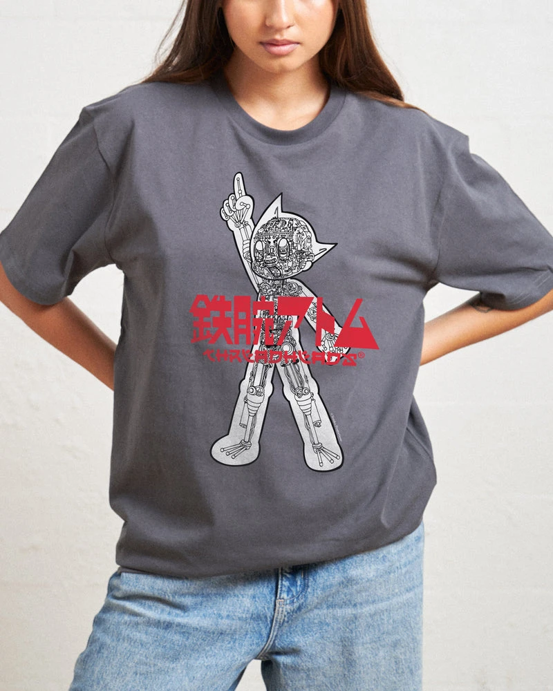 Astro Boy Intern-Mech T-Shirt Graphic Cotton Tee Printing High-end Luxury Unisex Style Both of Men and Women