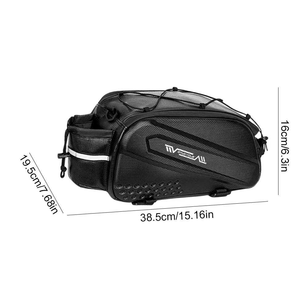 

Bike Rear Rack Bag Bicycle Trunk Bag Hard Shell Multifunction Bike Cargo Bag Large Capacity Bike Rack Bag Cycling Accessories