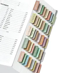 Bible Tabs for Women Men Laminated Bible Tabs for Study Bible Large Print Neutral Bible Tabs for Easy Navigation Boho Theme