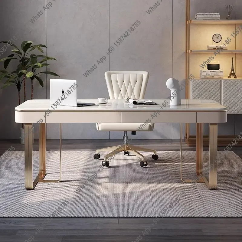 

Набор элитной современной офисной мебели X Desk Light: Комбинированный стол для каллиграфии и работы, дизайн от ведущего мастера