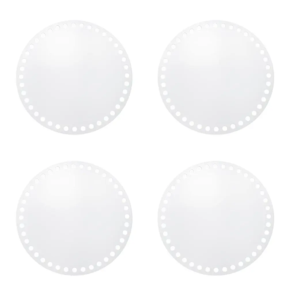 

Набор из 4 акриловых основ для вязаных сумок, 6 дюймов, круглые, для самостоятельного изготовления сумок, вязания крючком и спицами