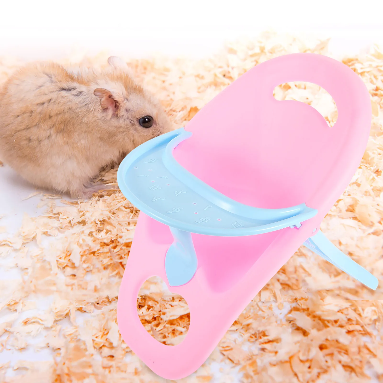 2 pçs cadeira de hamster compacto em miniatura resistente ao desgaste cadeira confortável adequada para pequenos animais de estimação gaiola suprimentos de hamster