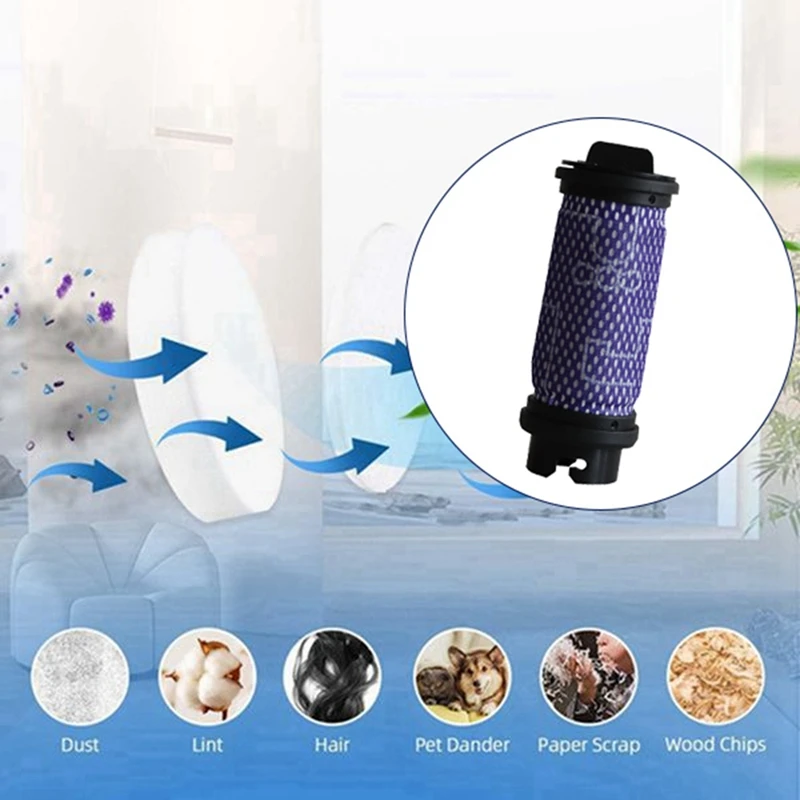 Ilife-掃除機フィルター,交換部品,h70掃除機アクセサリー,10個