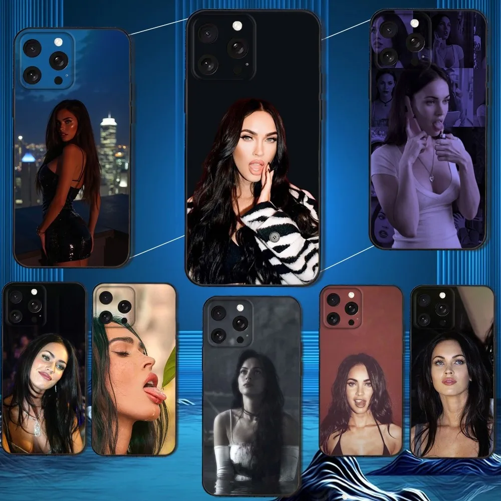 

Jennifers Body Megan Fox Phone Case For iPhone 16,15,14,13,12,11 Plus,Pro Max,XS,X,XR,SE,Mini,8,7,Soft Silicone Black Cover