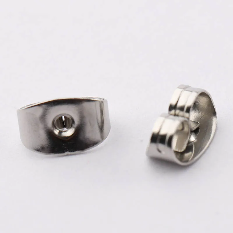 100 Stück Goldene Edelstahl-Ohrstecker 3-8mm mit Flachkopf, DIY Runde Ohrring-Rohlinge, Ohrstecker-Basen für Schmuckherstellung, Ohrring-Verschlüsse – Detail 8