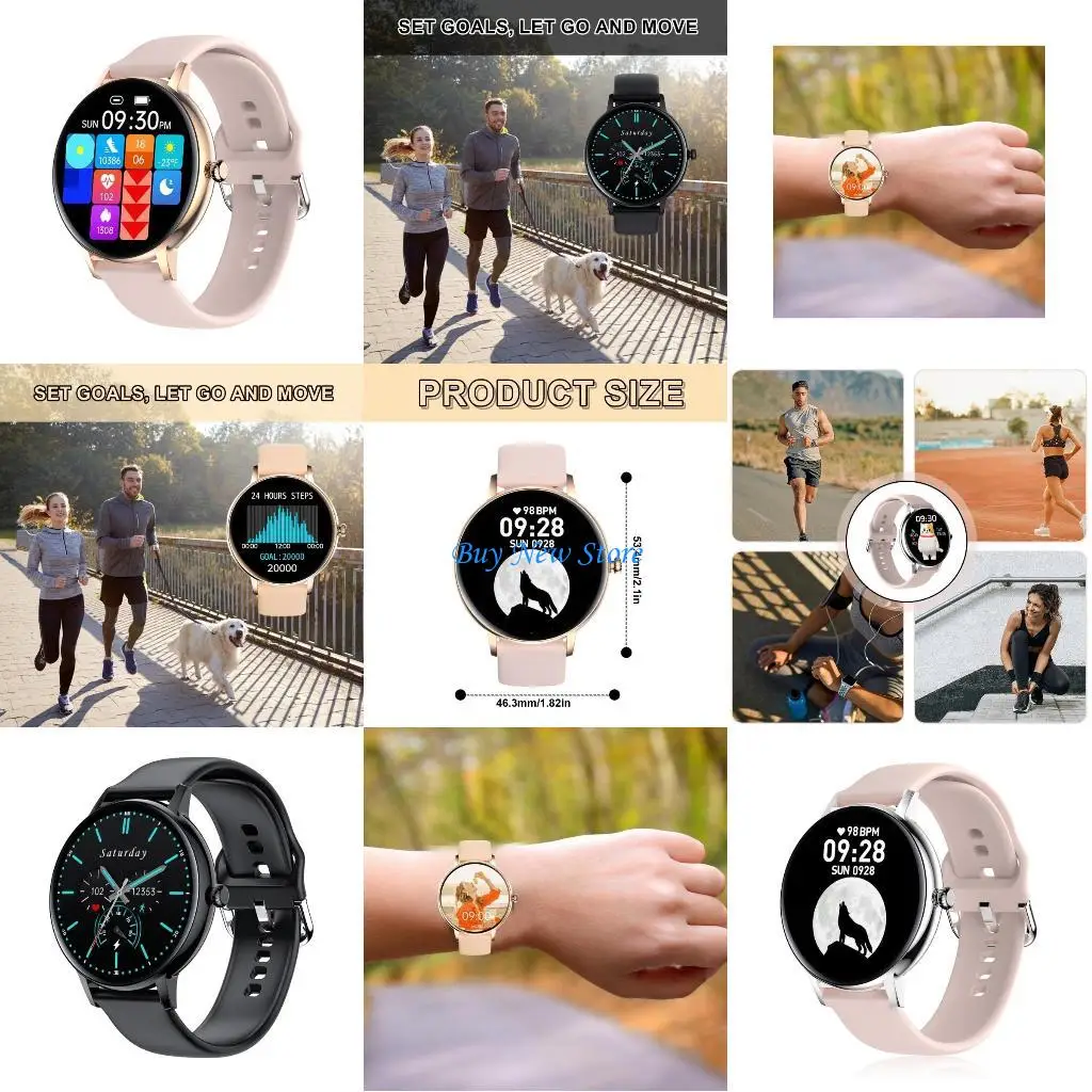 20CE IP67 ساعة مقاومة للماء FW07 ساعة رياضية مريحة وعصرية لتتبع اللياقة البدنية مع ميزة ذكية للجري #1