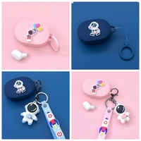 For Xiaomi Mi True Wireless Earbuds Basic 2S case Cartoon Silicone Headphone Protect cover with Pendant Accessories box