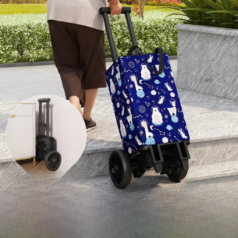 large-capacity-retractable-handle-shopping-cart-vegetable-buying-cart-stair-climbing-hand-pulling-foldable-storage-basket