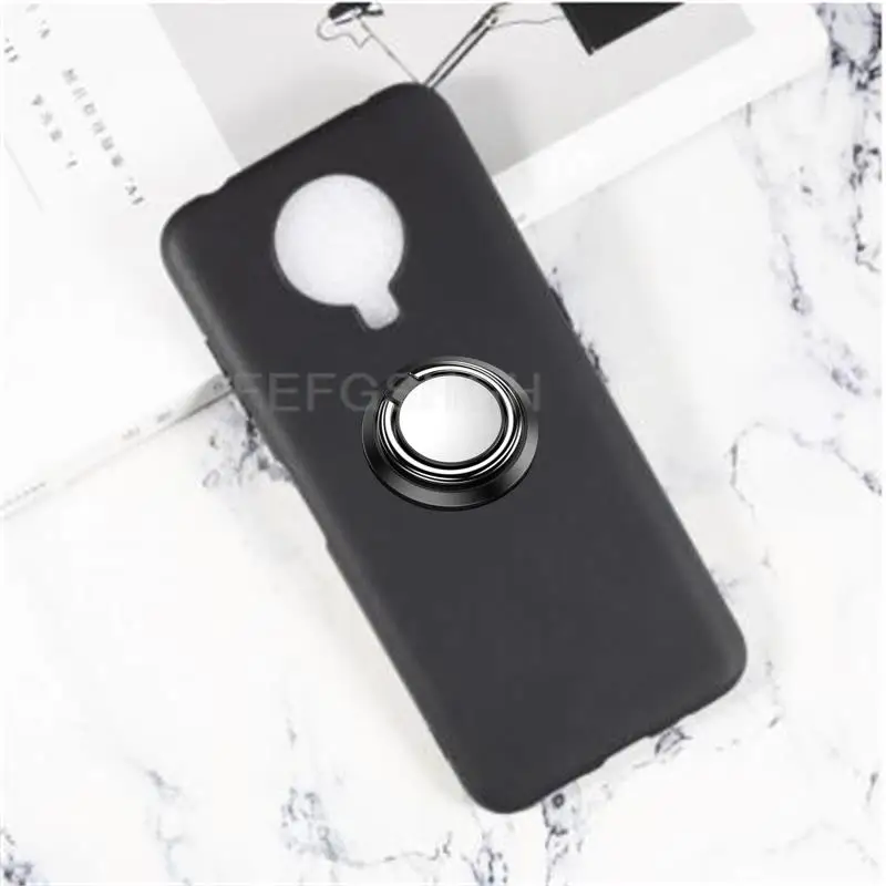 For Nokia G10 G20 TA-1336 1343 1347 1372 1365 Back Ring Holder Bracket TPU Soft Silicone Phone protect Case Anti falling shell