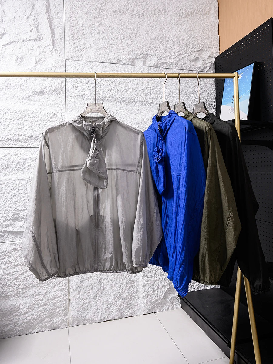 

Portable Lightweight Loose Fit UV Protection Clothing Men's Women's Breathable Qui Dry Sun Protection Jaet Youth Sle