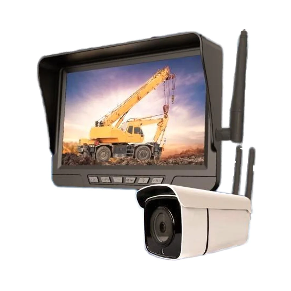 

7 Inch LCD TFT 30X Zoom IPS AHD Wireless Portable Car Front/Rear/Side View Truck/RV High-Visibility