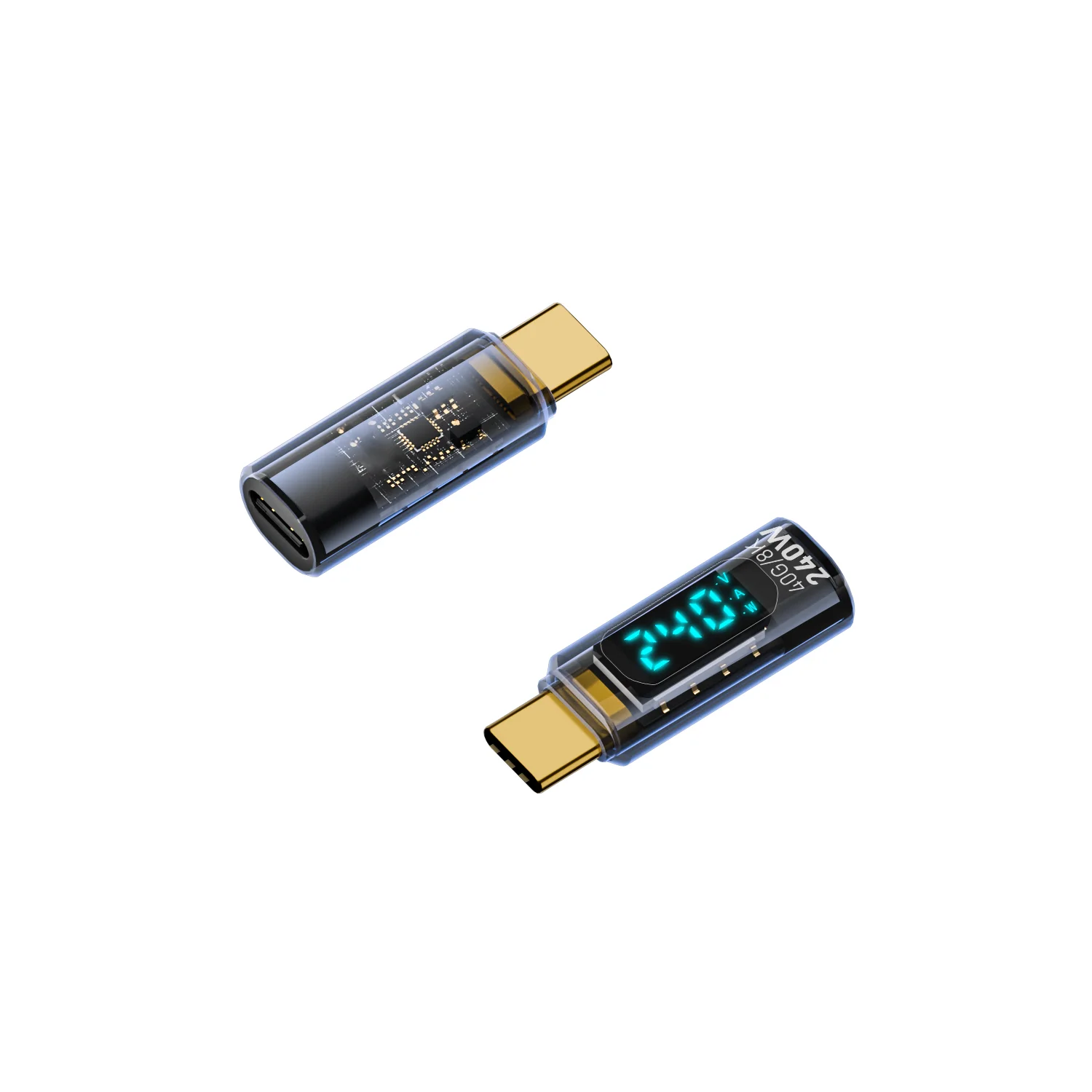 NNBILI 1 PCS Digital LED Display USB 4 Typ-C Adapter 8K 60HZ PD 240W Power Meter Tester Datenübertragung 40Gbps OTG Konverter