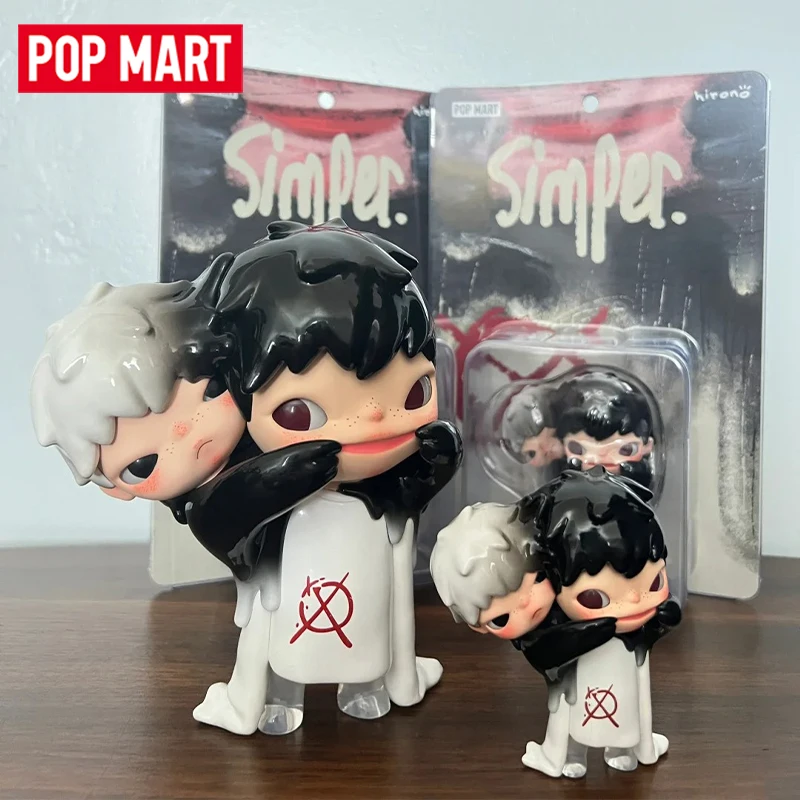 POP MART HIRONO Simper Series Hanging Cards Cute Cartoon Action Anime Figure Limited Edition Designer Doll Collection Trendy Toy