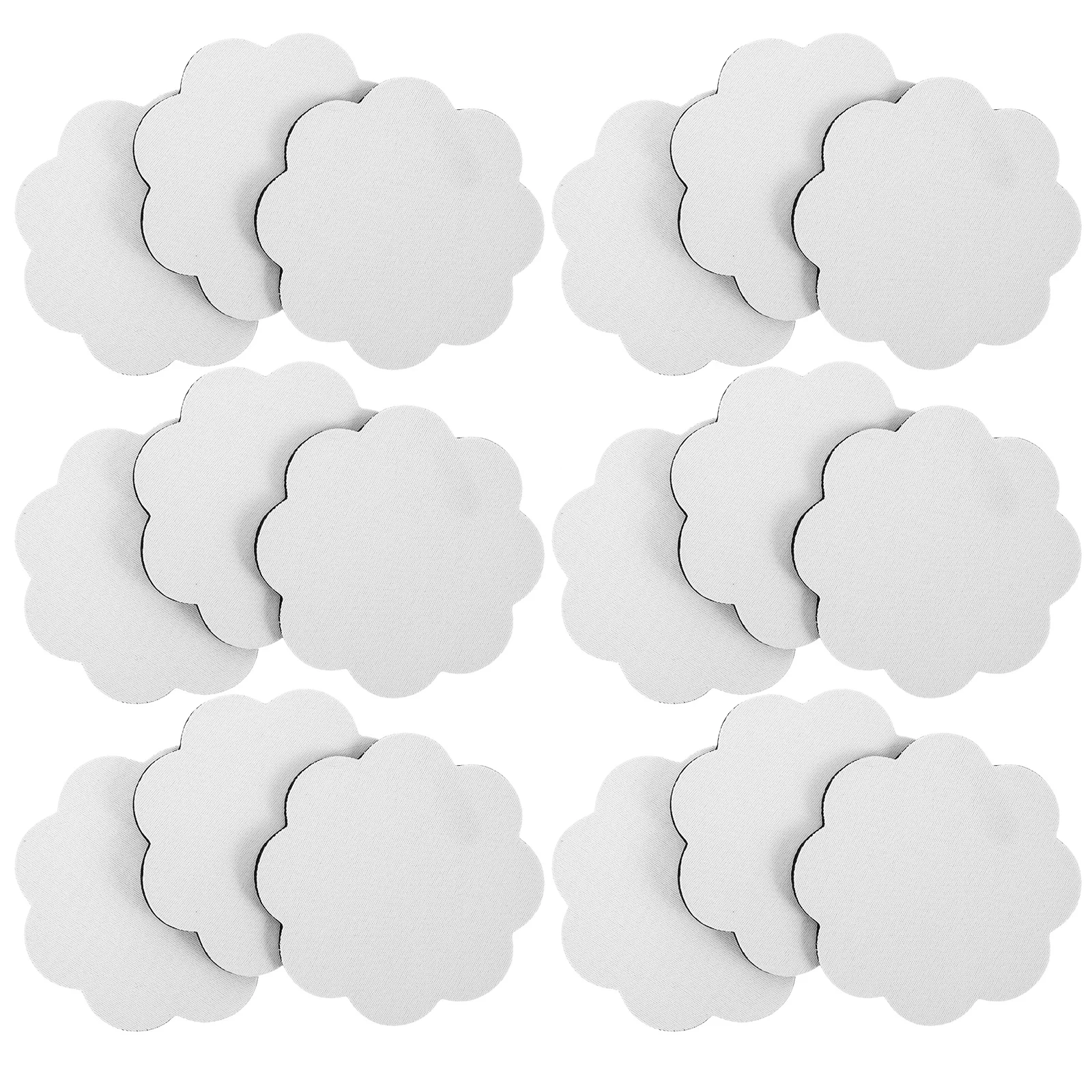 

30pcs Blank Cup Coaster 10cm DIY Heat Sublimation Mats Car Coffee Table Coasters Rubber Protect Scratch