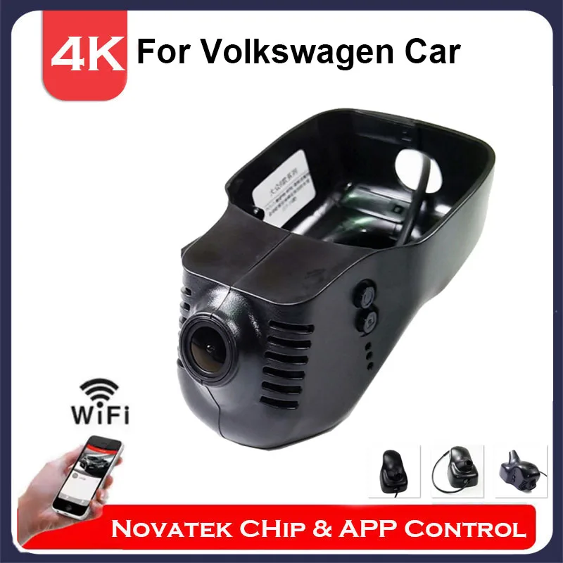 

4K HD Car DVR Front And Rear Wifi Dash Cam For Volkswagen Tiguan MK1 2011 For VW Jetta 2015 For Skoda Octavia 2010-2013