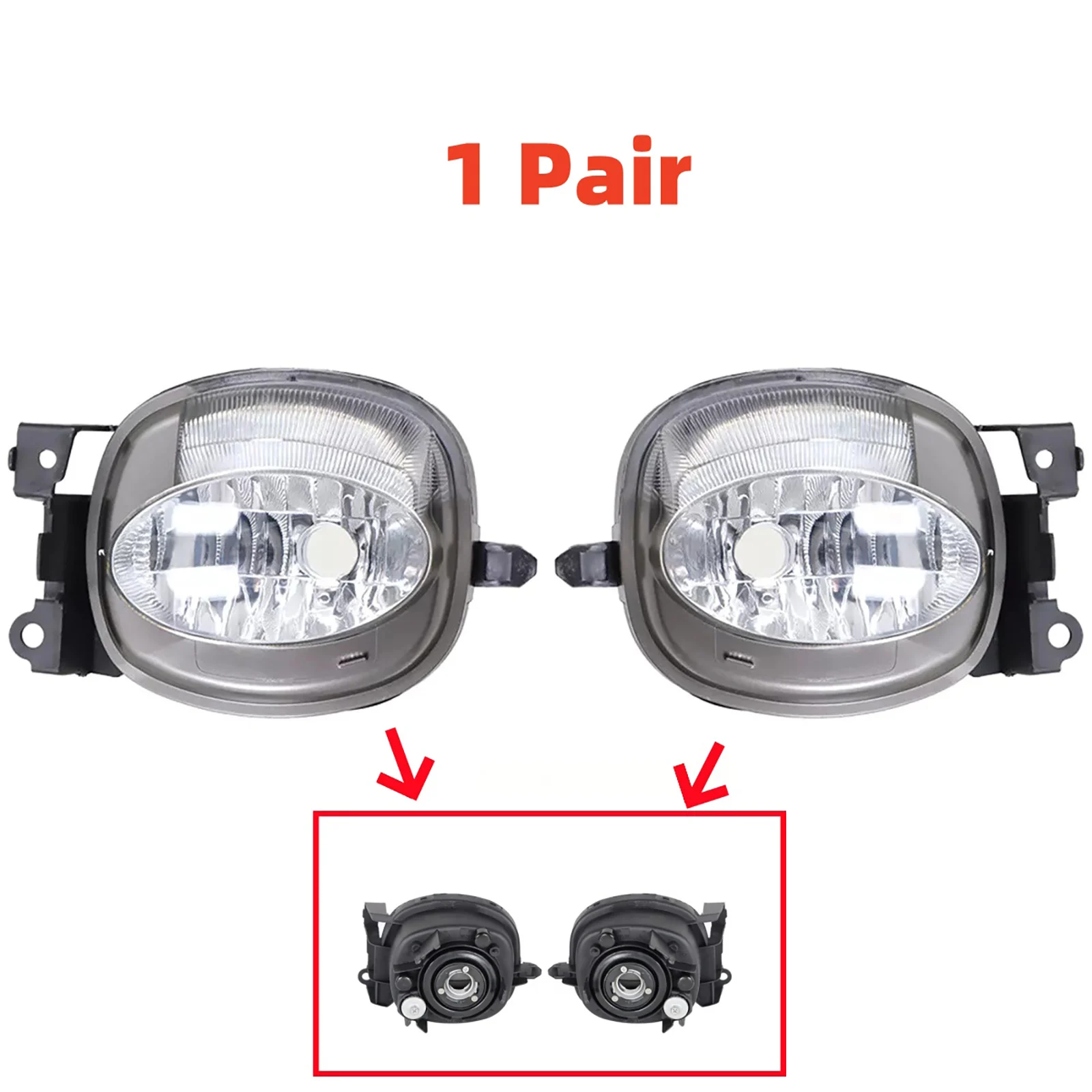 

Прозрачные противотуманные фары с проводкой для Lexus ES350 2007-2009: улучшение ночного видения, без ламп, автоаксессуар