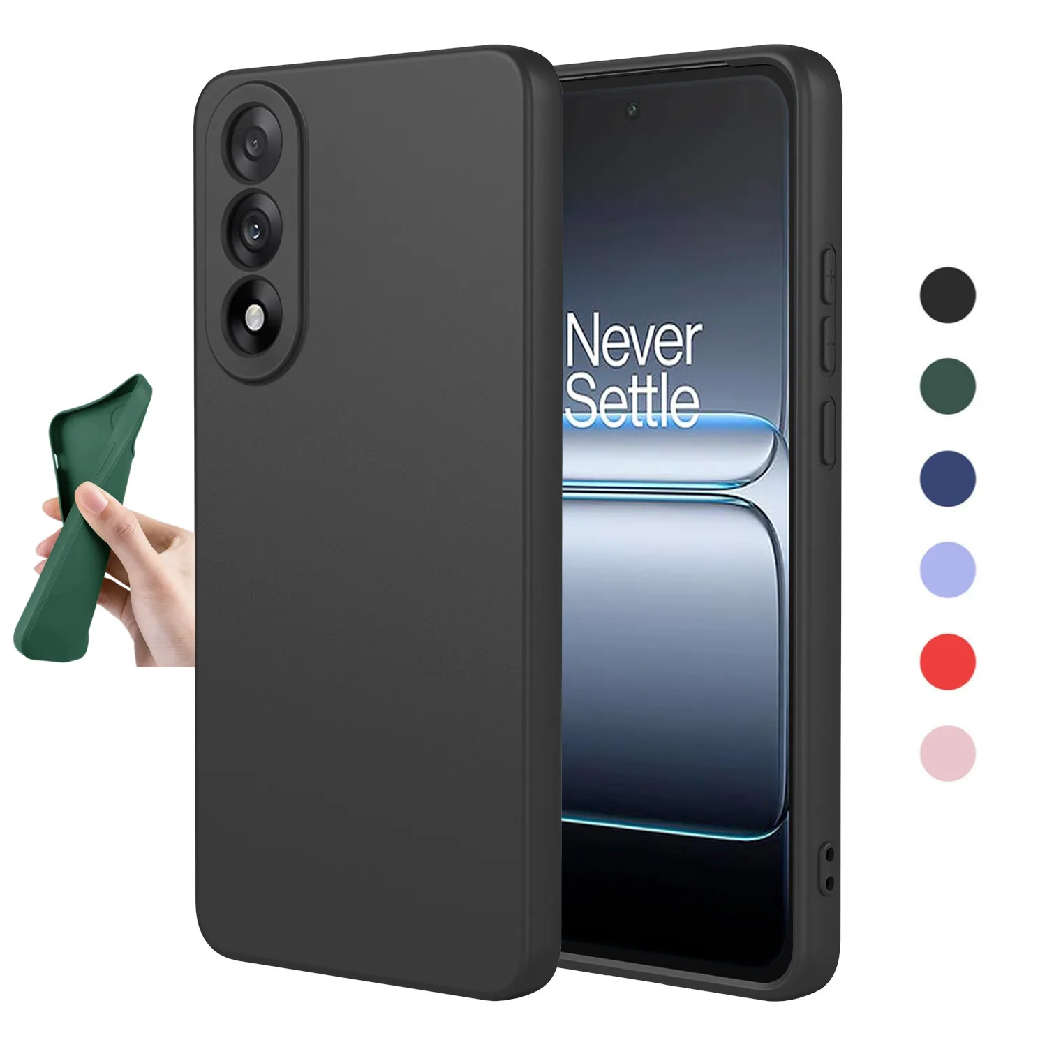 Flexible Liquid Silicone TPU Case For OnePlus Nord 5 CE 5 5G 4 Lite Protective Cover Shell Fundas Coque