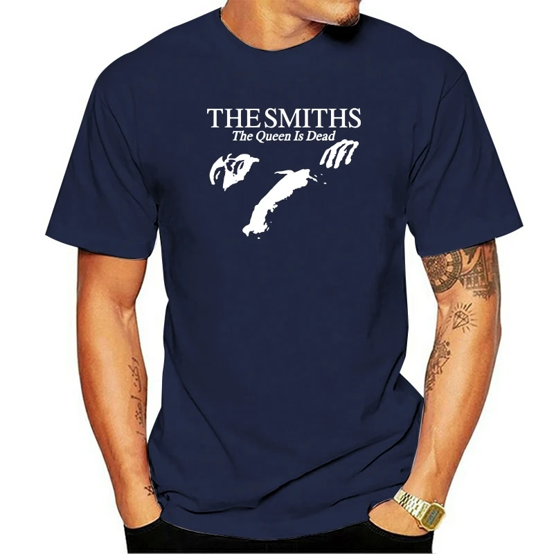 

Men-Cotton-T-Shirt-Summer-Tops-The-Smiths-The-Queen-Is-Dead-T-Shirt-1980-s