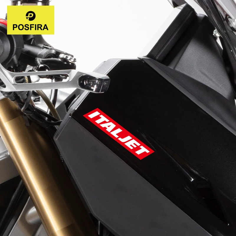 

POSFIRA Motorcycle Front Fairing Sticker Vinyl Decals for Italjet Dragster 700 Twin 2026 Motorbike Decoration Accessories