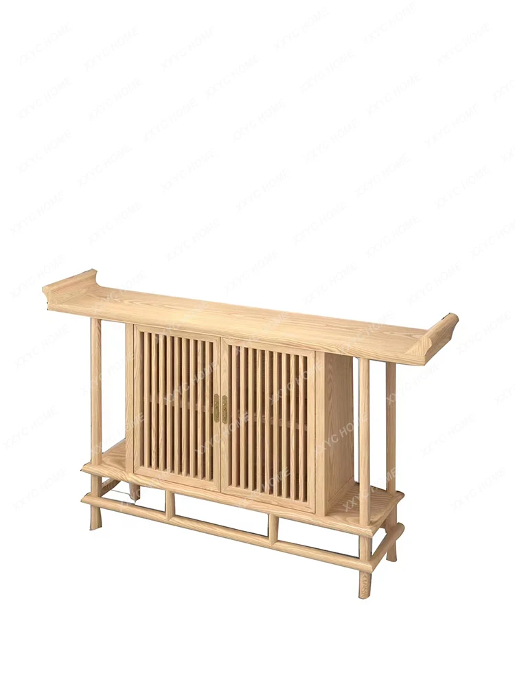 

Зольный современный дзен алтарь, настольная лампа для благовоний, китайская лампа, многофункциональный шкафчик