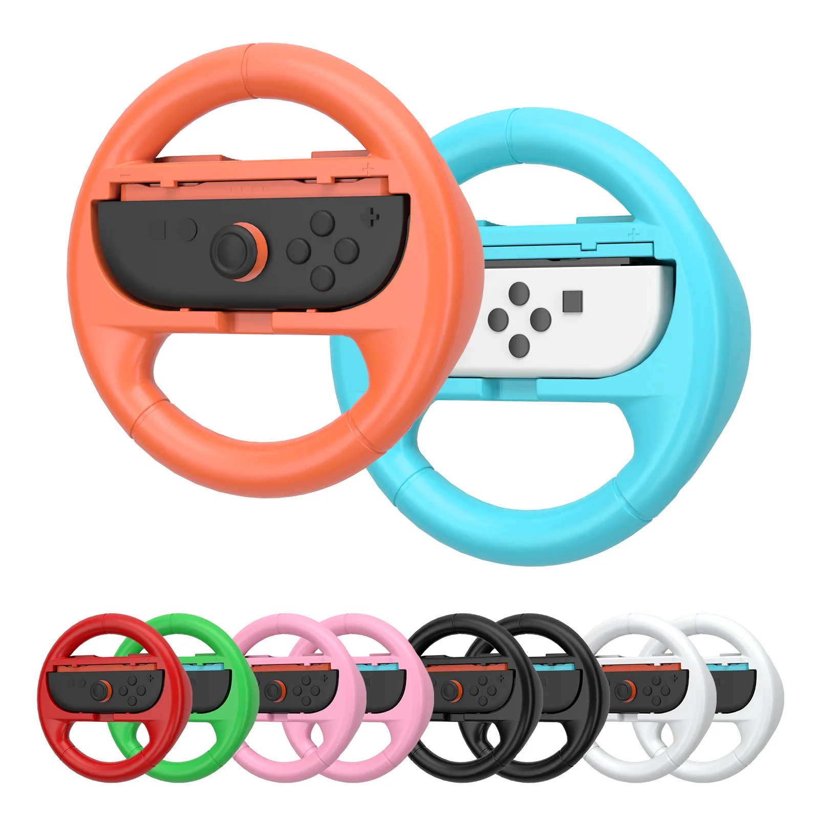 2 pçs apertos para joy-con controlador titular para interruptor 2 aperto simulado jogo de corrida compatível com interruptor 2 acessórios