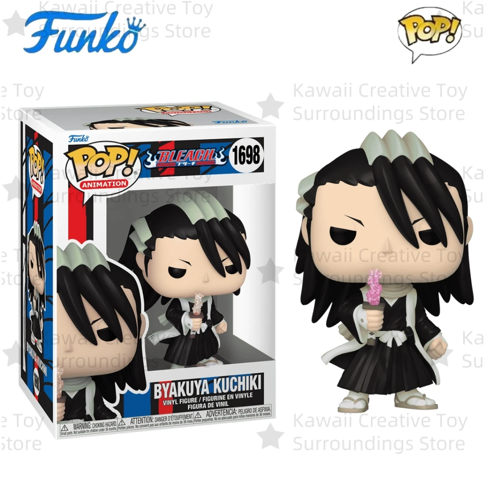 

Фигурка Funko Pop Bleach Byakuya Kuchiki # 1698 Виниловая фигурка 4,15 дюйма, Коллекционная ограниченная серия, модель игрушки в подарок