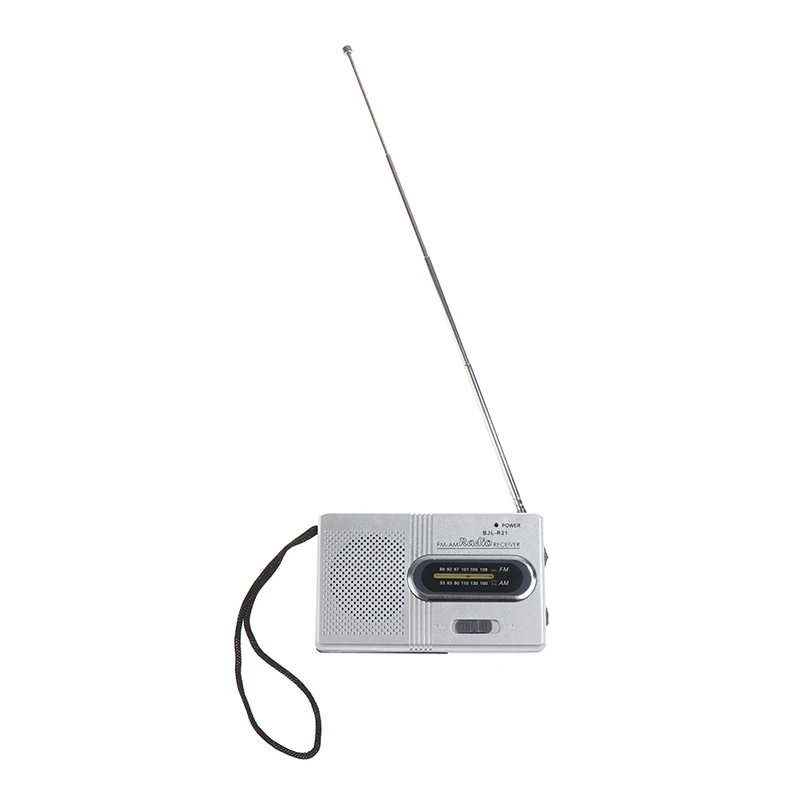 BJLR21 Мини-радио AM FM Портативное радио на батарейках Лучший прием Долговечный для бега Ходьба Домашняя звуковая коробка
