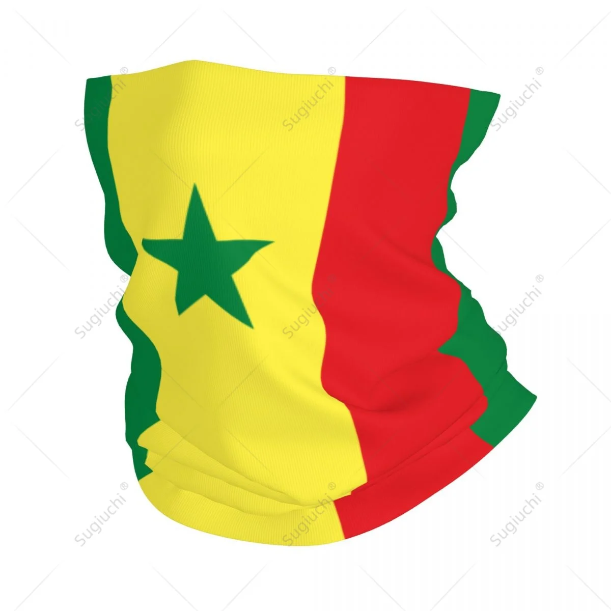 Unisex Senegal Flag Neckerchief Scarf Neck Face Mask Scarves Neck Warmer Seamless Bandana Headwear Cycling Hiking view 3
