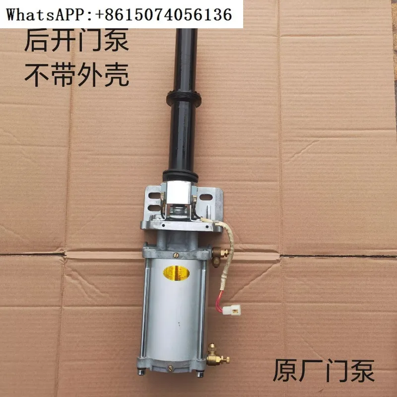 

Pneumatic swing door for passenger cars, rear door pump for passenger cars